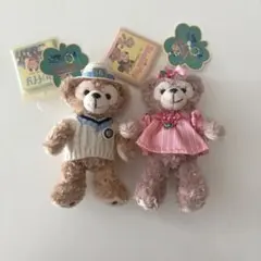 スプリングヴォヤッジ2012 ダッフィ＆シェリーメイ　ぬいぐるみバッチ