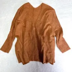 モヘア混✨ケービーエフ KBF◇ドルマンニット オーバーサイズ セーター F