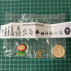 スーパーニンテンドーワールド　ファイアフラワー　キーホルダー　マリオ