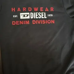 DIESEL ディーゼル ロゴプリント ロンT ブラックのサムネイル