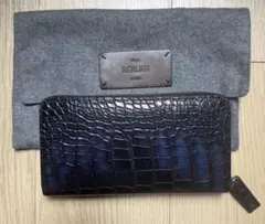 定価95万円 ベルルッティ イタウバ アリゲーターレザー ウォレット