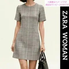 ♥️ ZARA WOMAN ♥️ ひざ丈ワンピース 半袖ワンピースのサムネイル