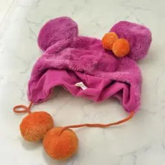 TDR ミニーちゃんファンキャップ　ショッキングピンクラメ　レア　ディズニー