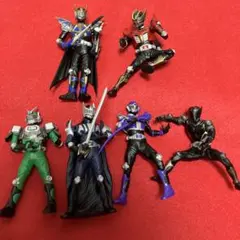 仮面ライダー龍騎 HG まとめ売り 6体 ガチャポン フィギュア 匿名配送