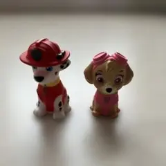 パウ・パトロール ミニフィギュア 2体セット マーシャル＆スカイ パウパト