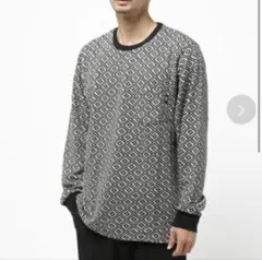 stussy モノグラム　総柄カットソー　サイズLのサムネイル