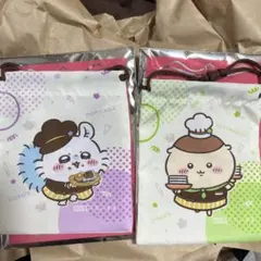 ちいかわ ココス 第1弾 モモンガ・くりまんじゅう巾着袋2個セット