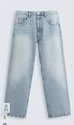 ライトブルー ストレートデニム