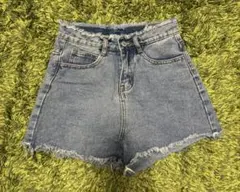 デニムショートパンツ ライトブルー サイズ25