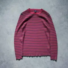 00s old gap border cotton knit y2k punkのサムネイル