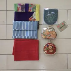 和風小物セット 手鏡 ティッシュ入れ