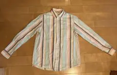 ZARA ストライプ リラックスフィットシャツ S