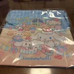 シナモロール　クリスマス　巾着