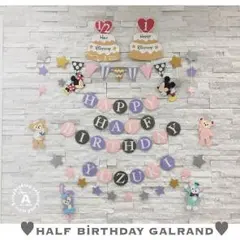 みさ様✩⋆確認専用ページ ハーフバースデーガーランド（ネーム含む）