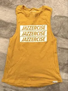 JAZZERCISE タンクトップ S マスタード