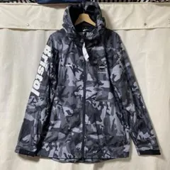 新品・送料無料 Bristolナイロンジャケットパーカー XL 黒灰白(迷彩柄)