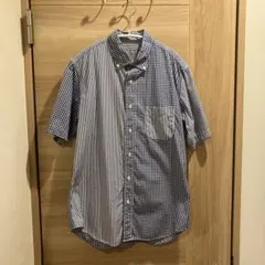 DAY IN THE LIFE 半袖シャツ 青と白 チェック柄