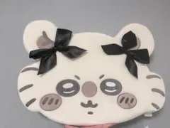 モモンガ　クッション リボン付き