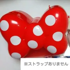 ミニー リボン ポップコーンバケット 紐なし　ディズニー グッズ 赤 送料込み
