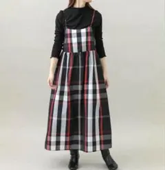 アーバンリサーチ チェック柄 キャミワンピース