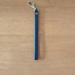 ダークブルー 合成皮革 ストラップ