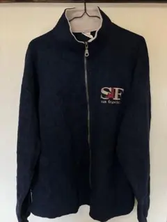 アメリカ製 ネイビー フリースジャケット S.F. san francisco