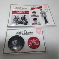SixTONES ジェシー 缶バッジとステッカー
