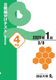 2026年最新】四谷大塚 組分けテスト 4年の人気アイテム - メルカリ