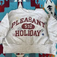 PLEASANT HOLIDAY トレーナー グレー