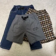 130サイズ　男の子ボトムス 3点セット　ブランシェス等