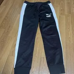 PUMA ジャージパンツ Lサイズ 黒/白