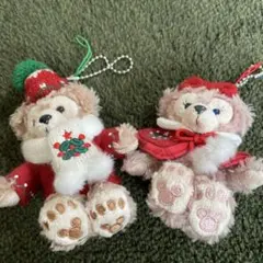 ダッフィー＆ジェラトーニ クリスマス ぬいぐるみストラップ - メルカリ