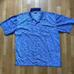 メンズシャツ長袖xxlペイズリー