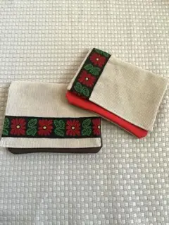 ハンドメイド　移動ポケット　2個セット