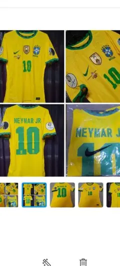2013年　ブラジル代表　ネイマール　10番　コンフェデ　正規品　当時物　美品 2013年 ブラジル代表 ネイマール 10番 コンフェデ 正規品 当時物 美品