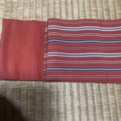 赤と白のストライプ 半幅帯