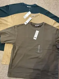 【新品】ユニクロU エアリズムコットン オーバーサイズ Tシャツ 3枚 3XL