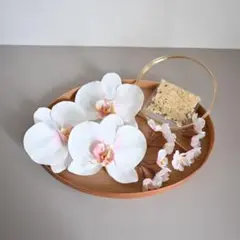 【胡蝶蘭と桜、水引と金箔】髪飾り 卒業式 結婚式 和装 ヘッドドレス　袴　成人式