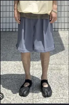 ますこ様専用 YOKE 24ss BELTED WIDE LEG SHORTS - メルカリ