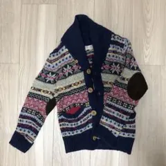 beams セーター　キッズ　男の子　ノルディック柄　120