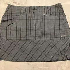 オークリー ゴルフスカート Mサイズ チェック柄