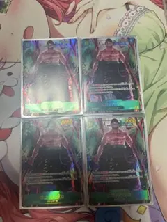 ロロノア・ゾロ　sec パラレル　4枚セット