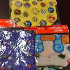 妖怪ウォッチきんちゃく&トートバッグの3点セット❗