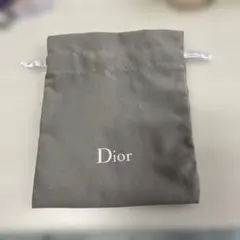 Dior 巾着 ポーチ グレー