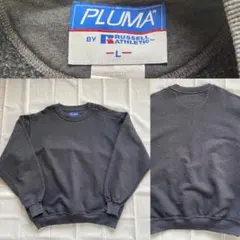 PLUMA クルーネック スウェット ダークグレー