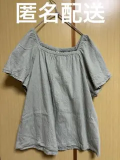 UNIQLO ユニクロ　フリル　半袖　ミントグリーン　160cm