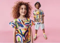 新品！Lakwena x H&M ラクウェナカラフル　柄ワンピース　120cm