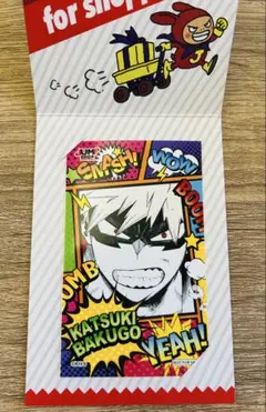 ヒロアカ　キャラクターミニブロマイド　ジャンプショップ　爆豪勝己