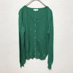 earth music&ecology グリーン カーディガン Mサイズ