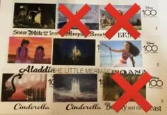 ディズニー100周年　切手型クリアカードコレクション